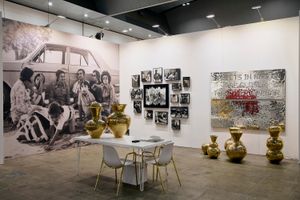 Ali Tahayori and Alexandra Standen, [THIS IS NO FANTASY][0], Melbourne Art Fair (22–25 February 2024). Courtesy Melbourne Art Fair. Photo: Griffin Simm.


[0]: https://ocula.com/art-galleries/this-is-no-fantasy-dianne-tanzer-gallery/